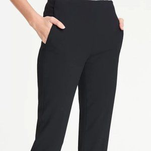 Ann Taylor Side Zipper Black Ankle Trouser (6P)